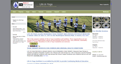 Desktop Screenshot of lifeinyoga.org